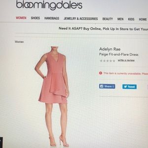 ADELYN RAE cream dress!